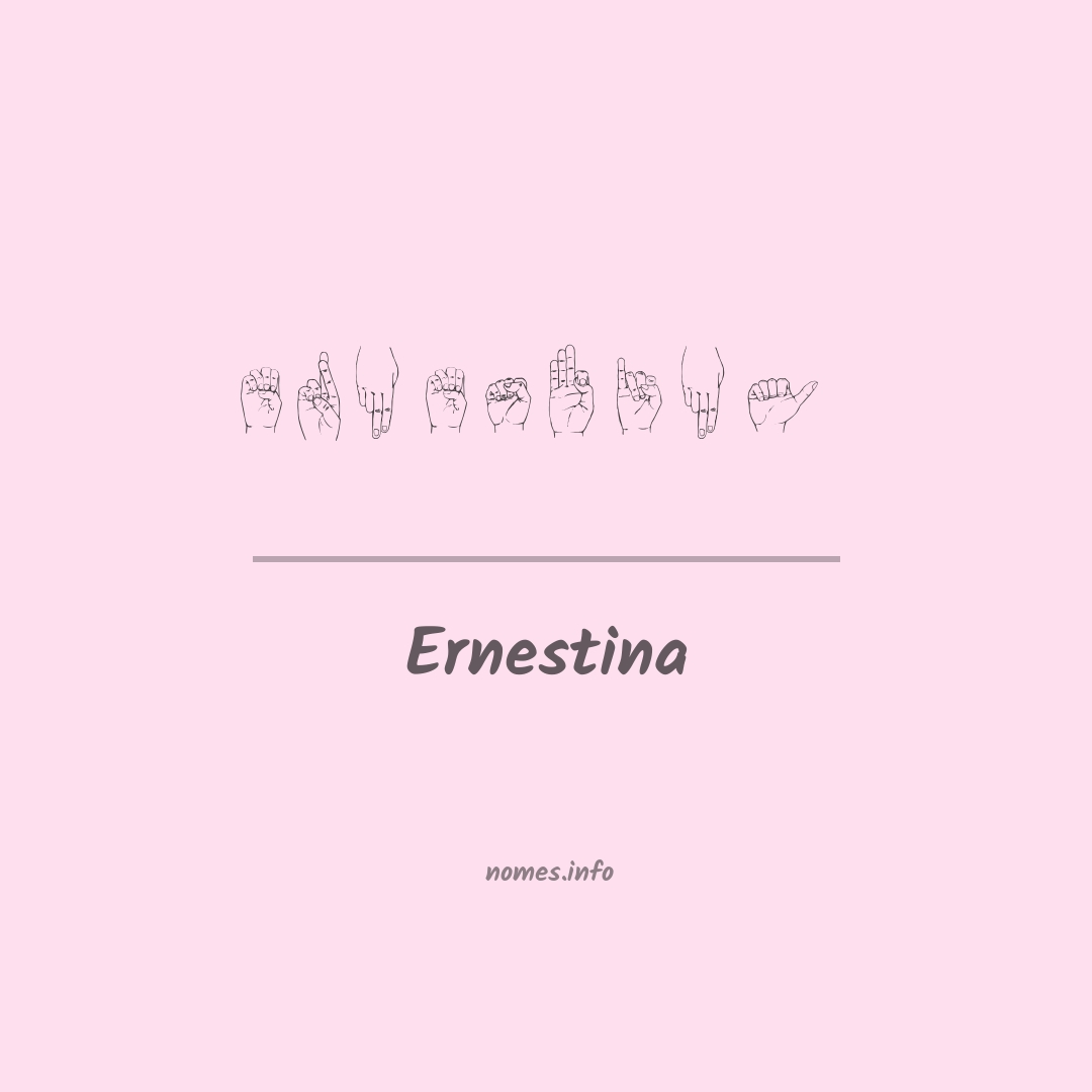 Ernestina em Libras