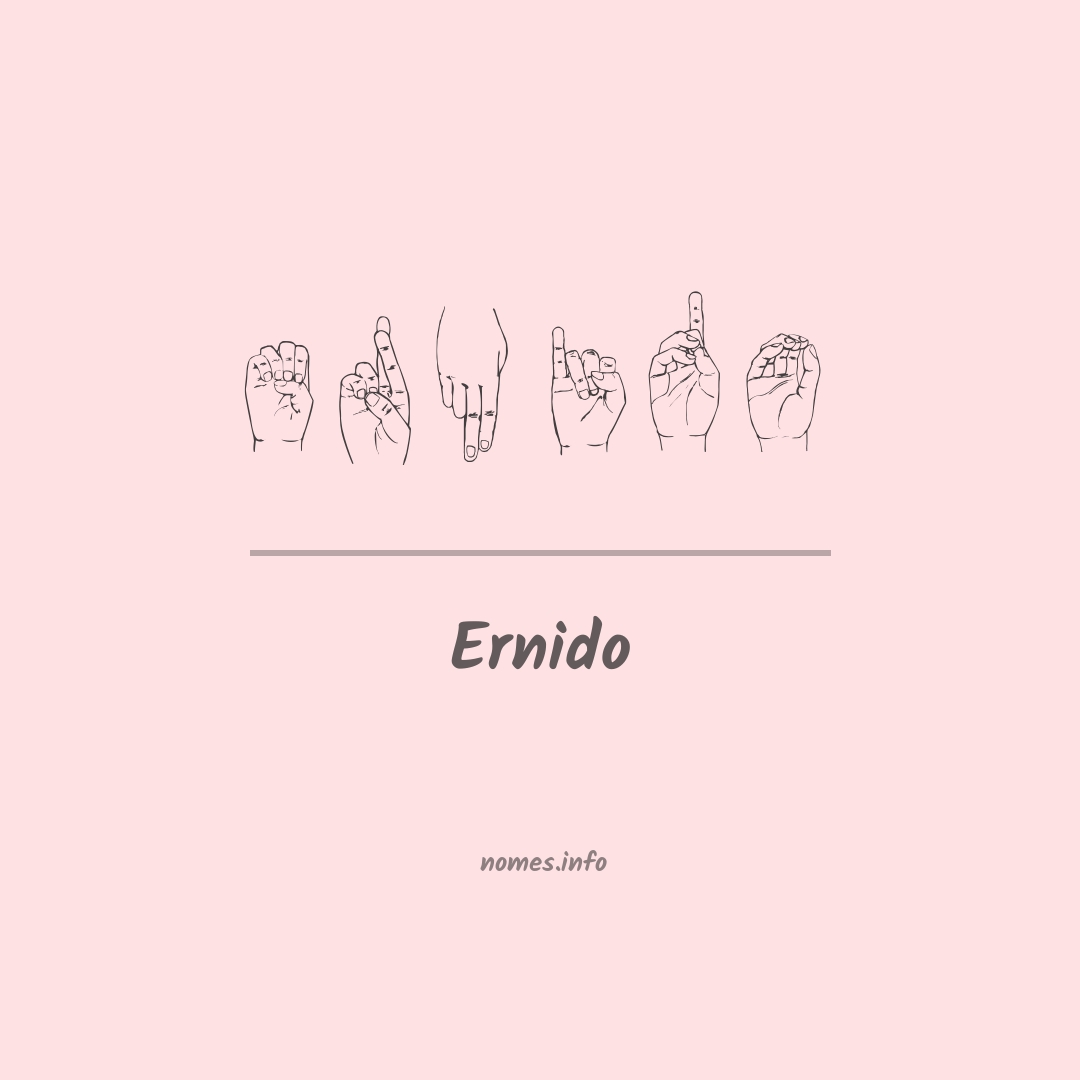Ernido em Libras