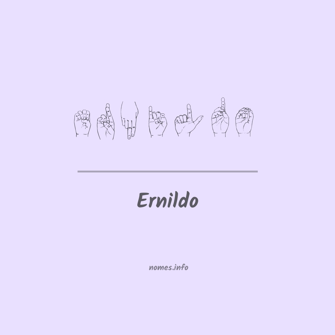 Ernildo em Libras