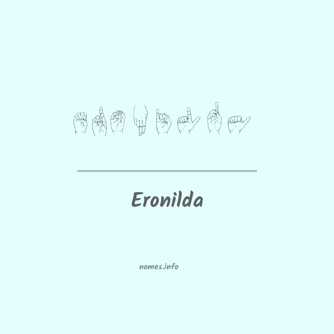 Eronilda em Libras