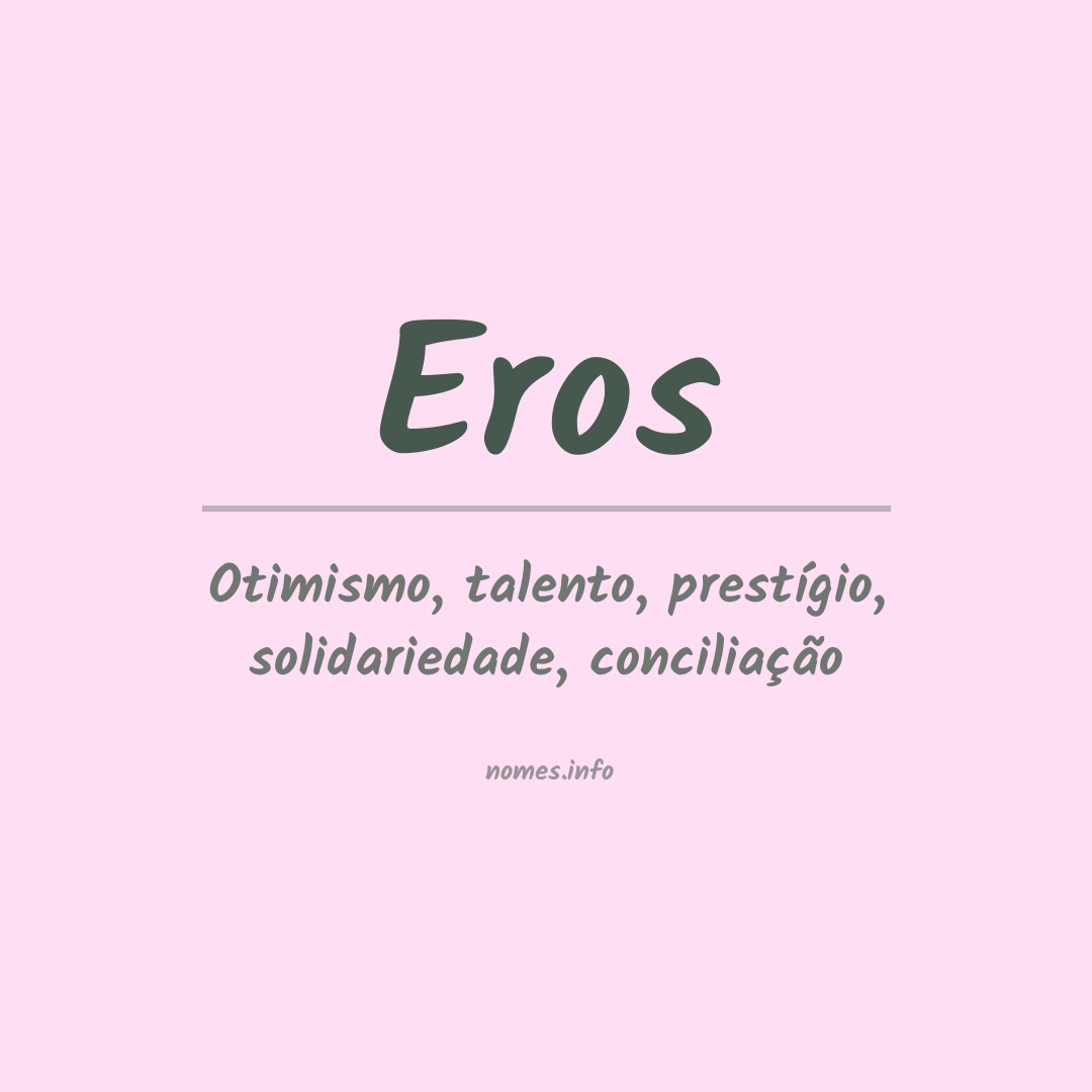 Significado do nome Eros
