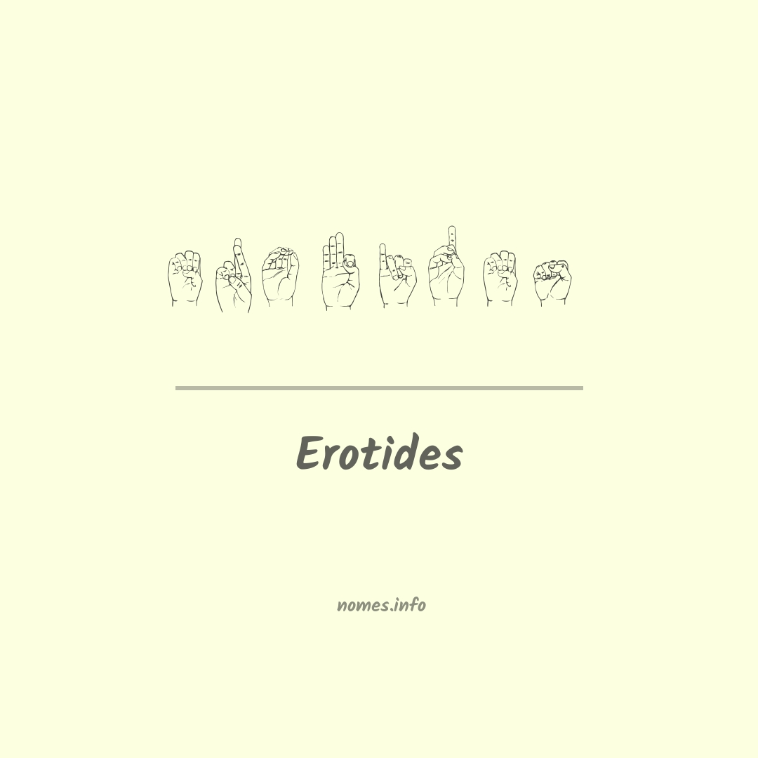 Erotides em Libras