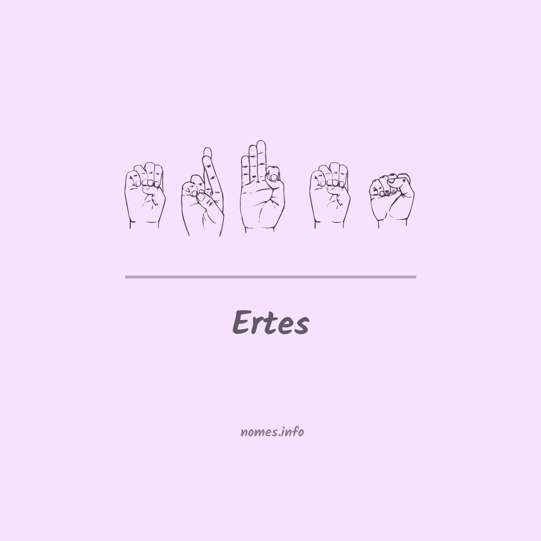 Ertes em Libras