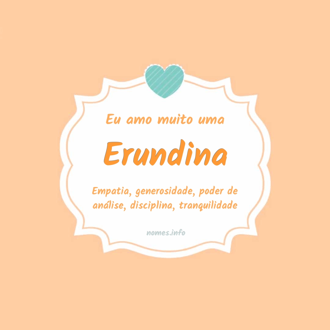 Eu amo muito Erundina