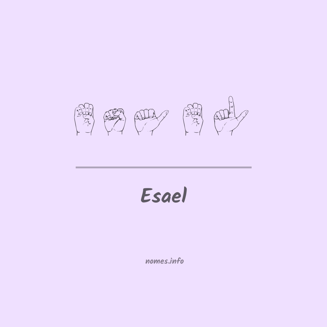 Esael em Libras