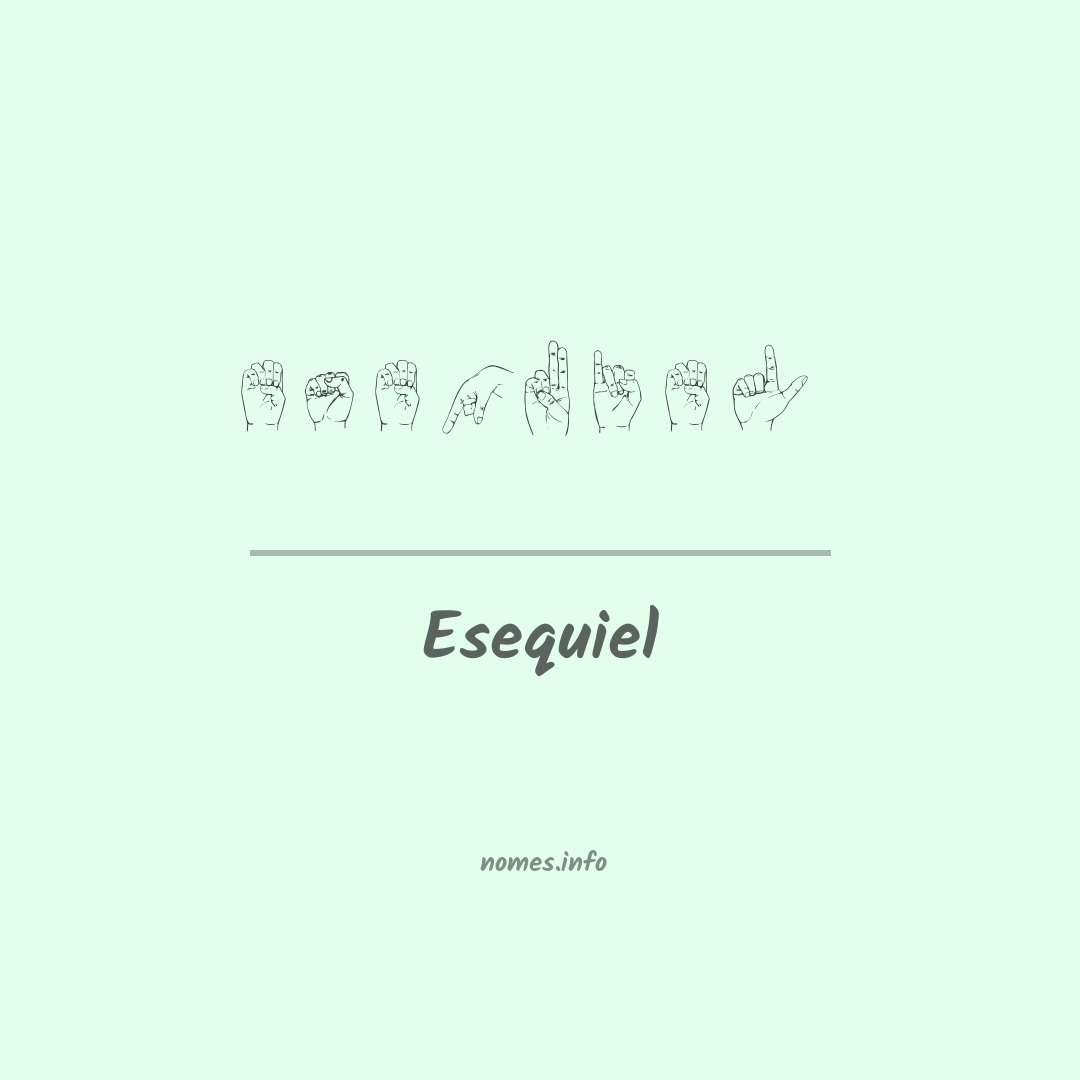 Esequiel em Libras