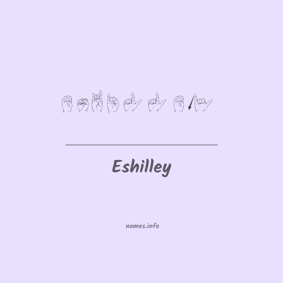 Eshilley em Libras