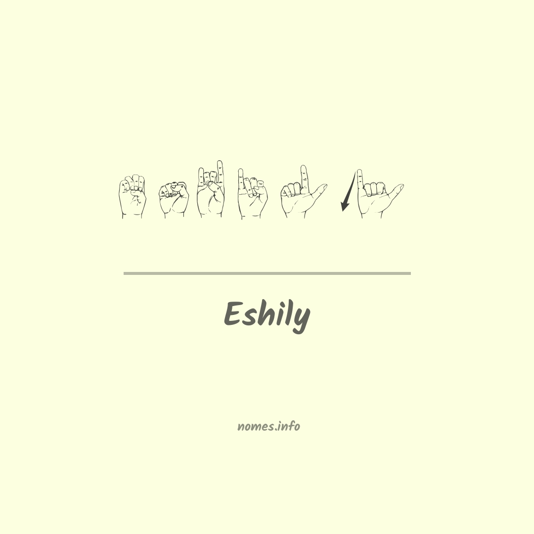 Eshily em Libras Eshily em Libras