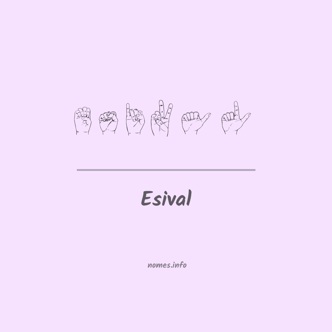 Esival em Libras