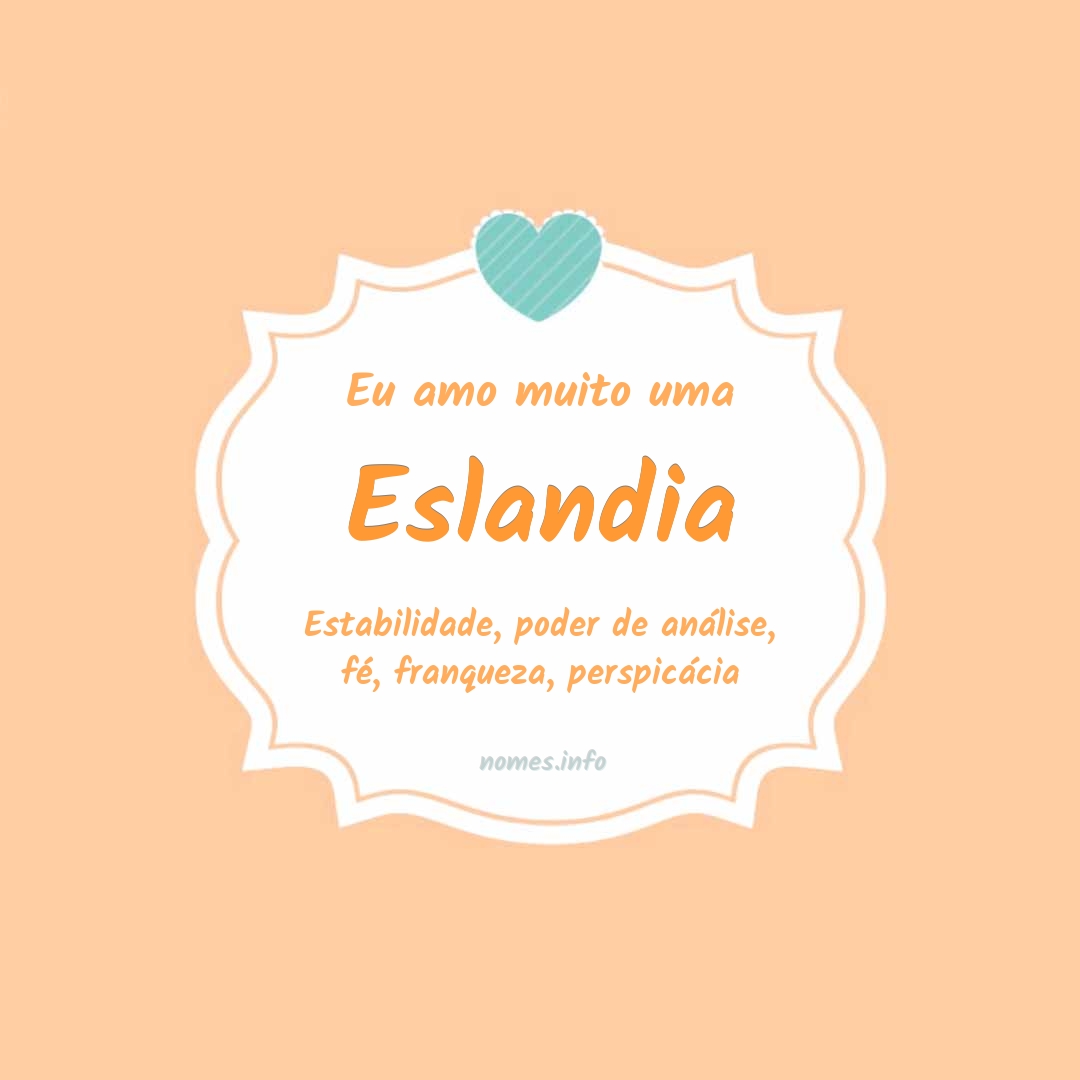 Eu amo muito Eslandia