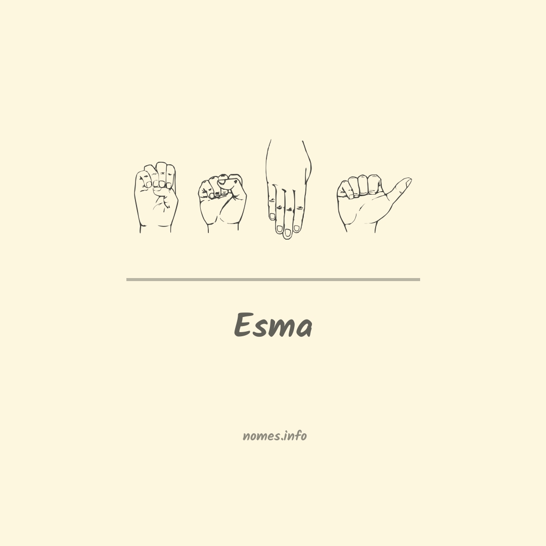 Esma em Libras