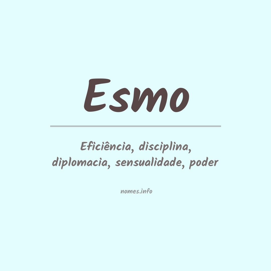 Significado do nome Esmo