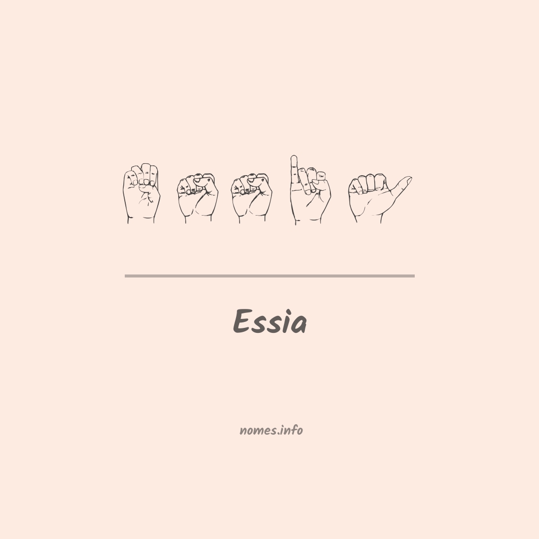 Essia em Libras Essia em Libras