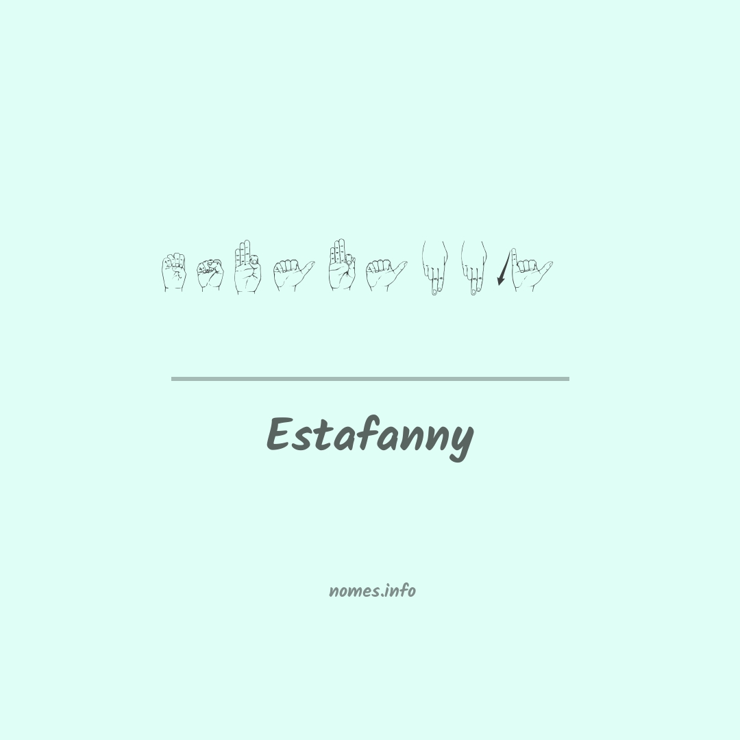Estafanny em Libras