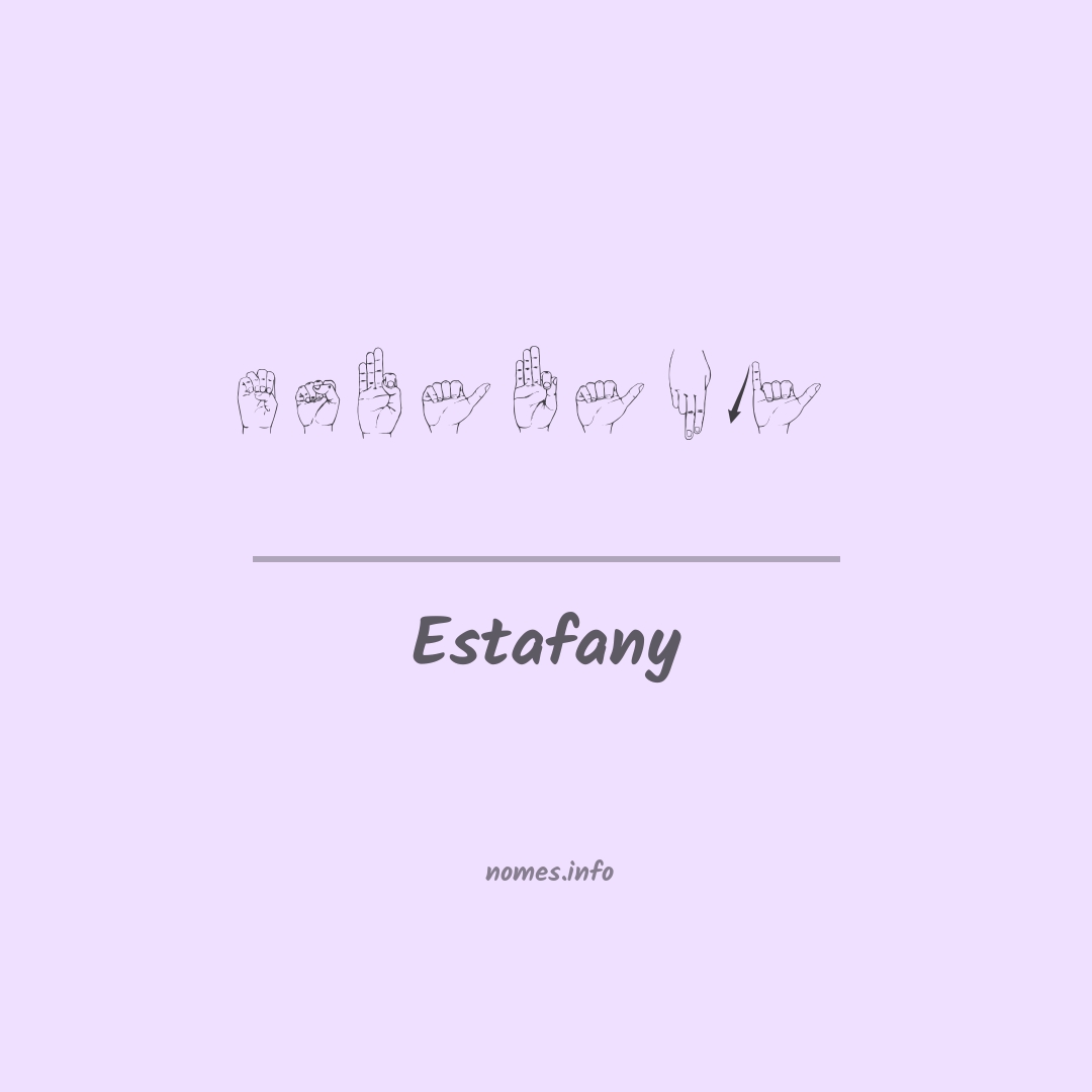 Estafany em Libras