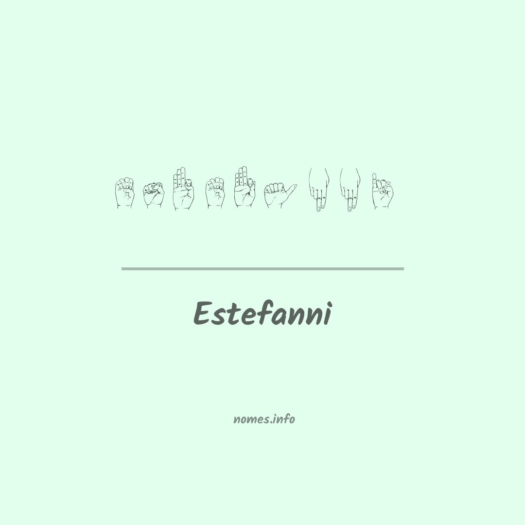 Estefanni em Libras