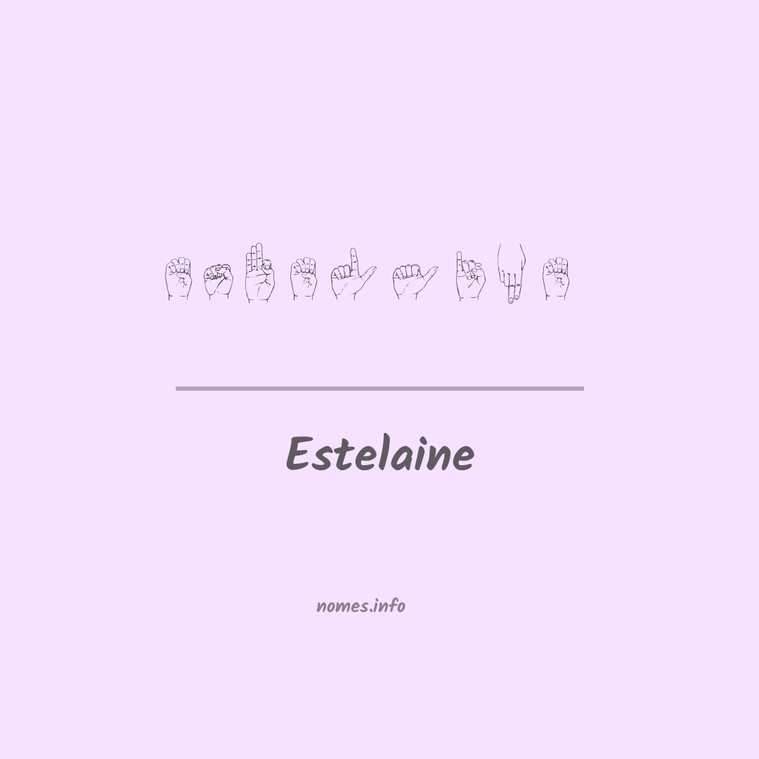 Estelaine em Libras