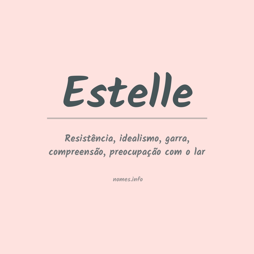 Significado do nome Estelle