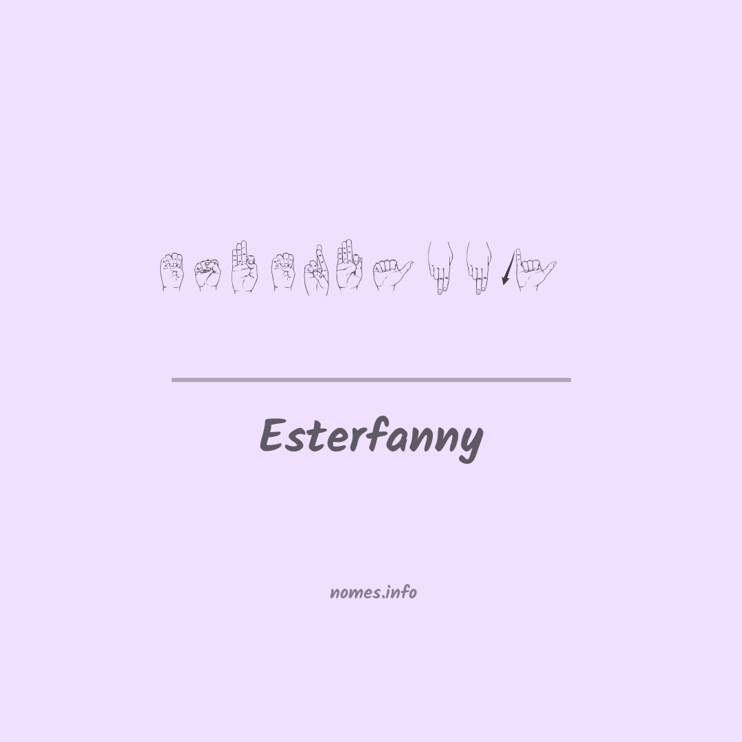 Esterfanny em Libras