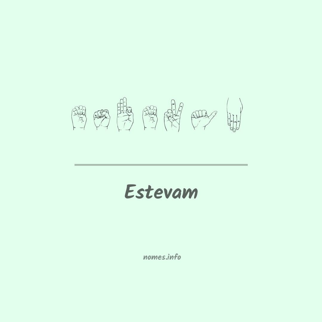 Estevam em Libras
