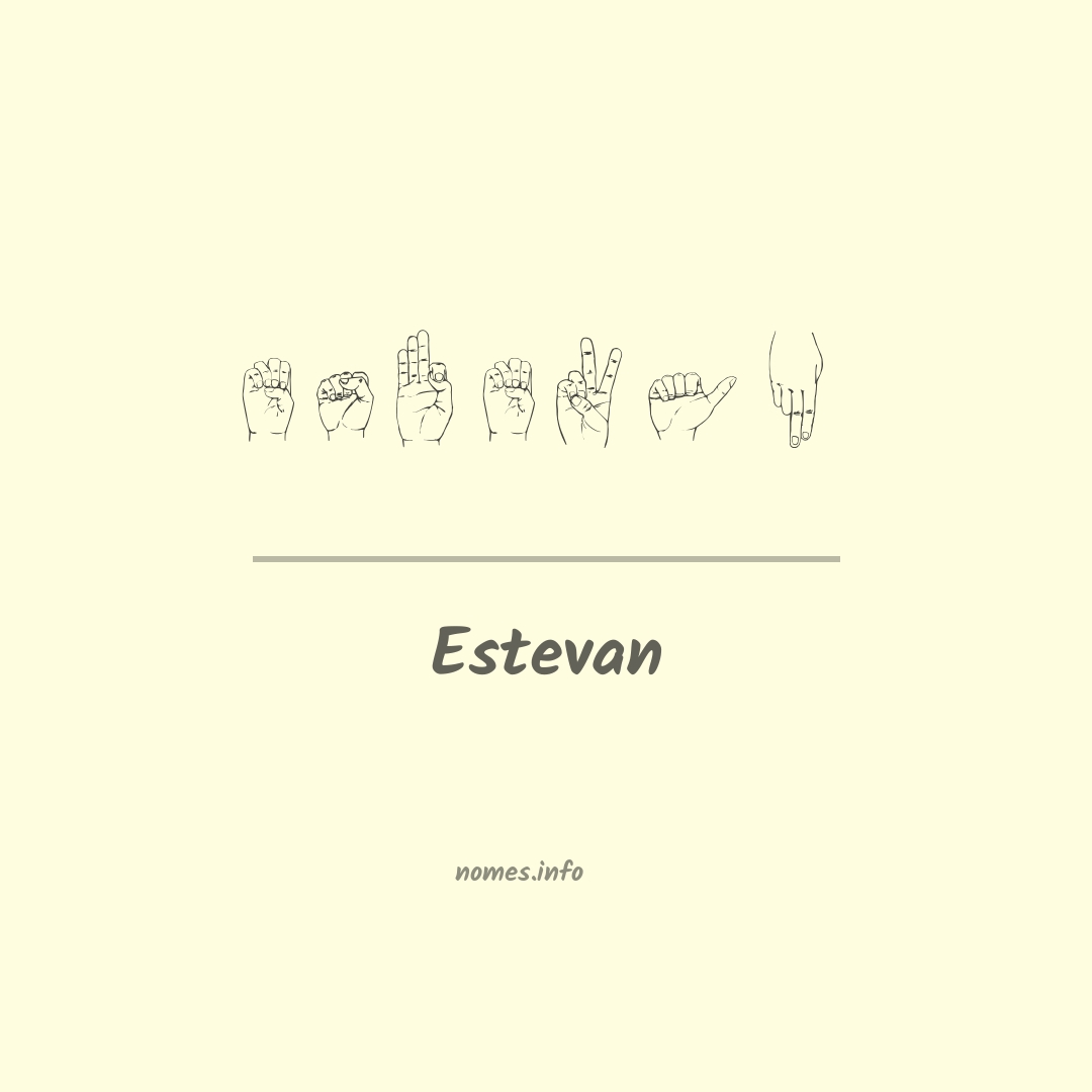 Estevan em Libras