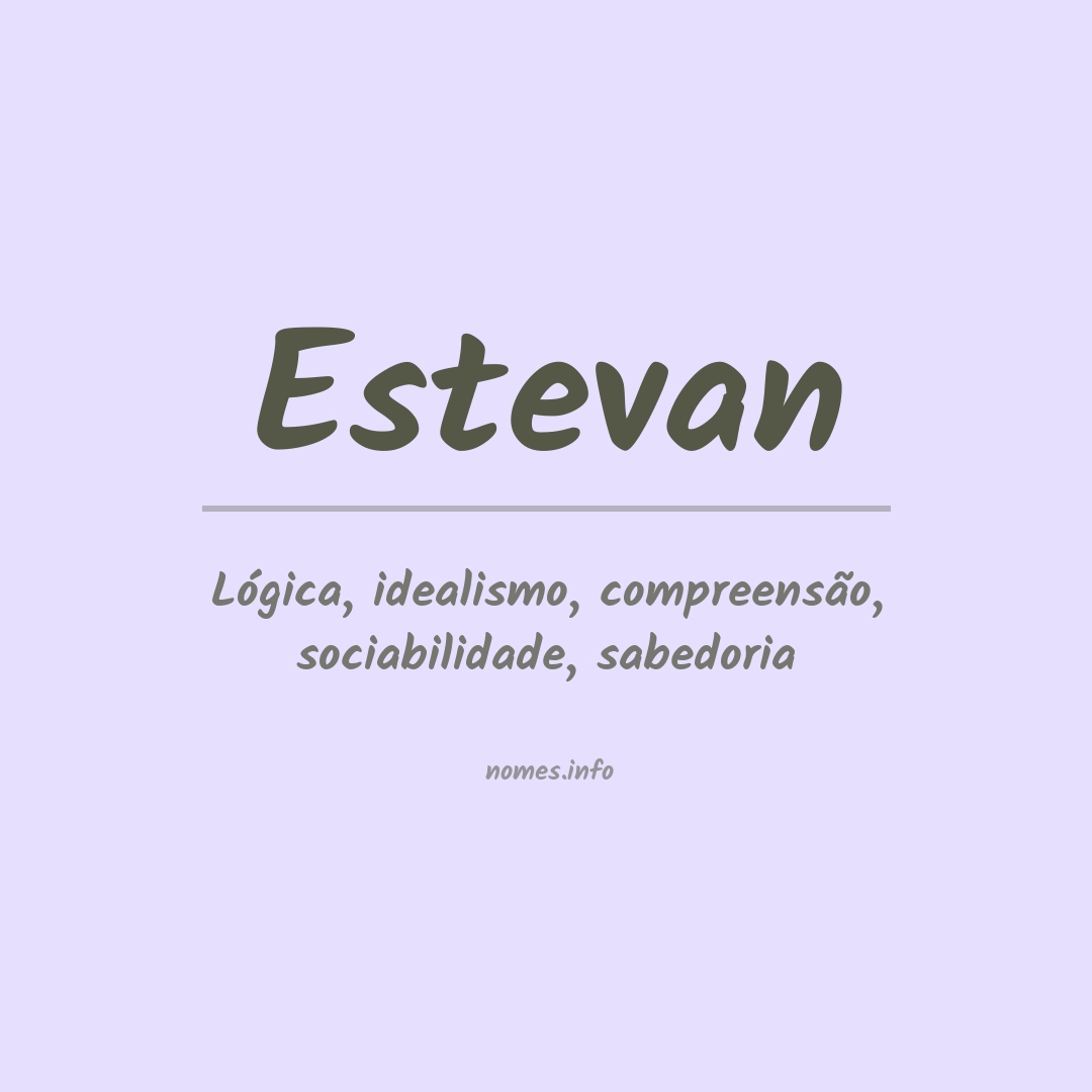 Significado do nome Estevan