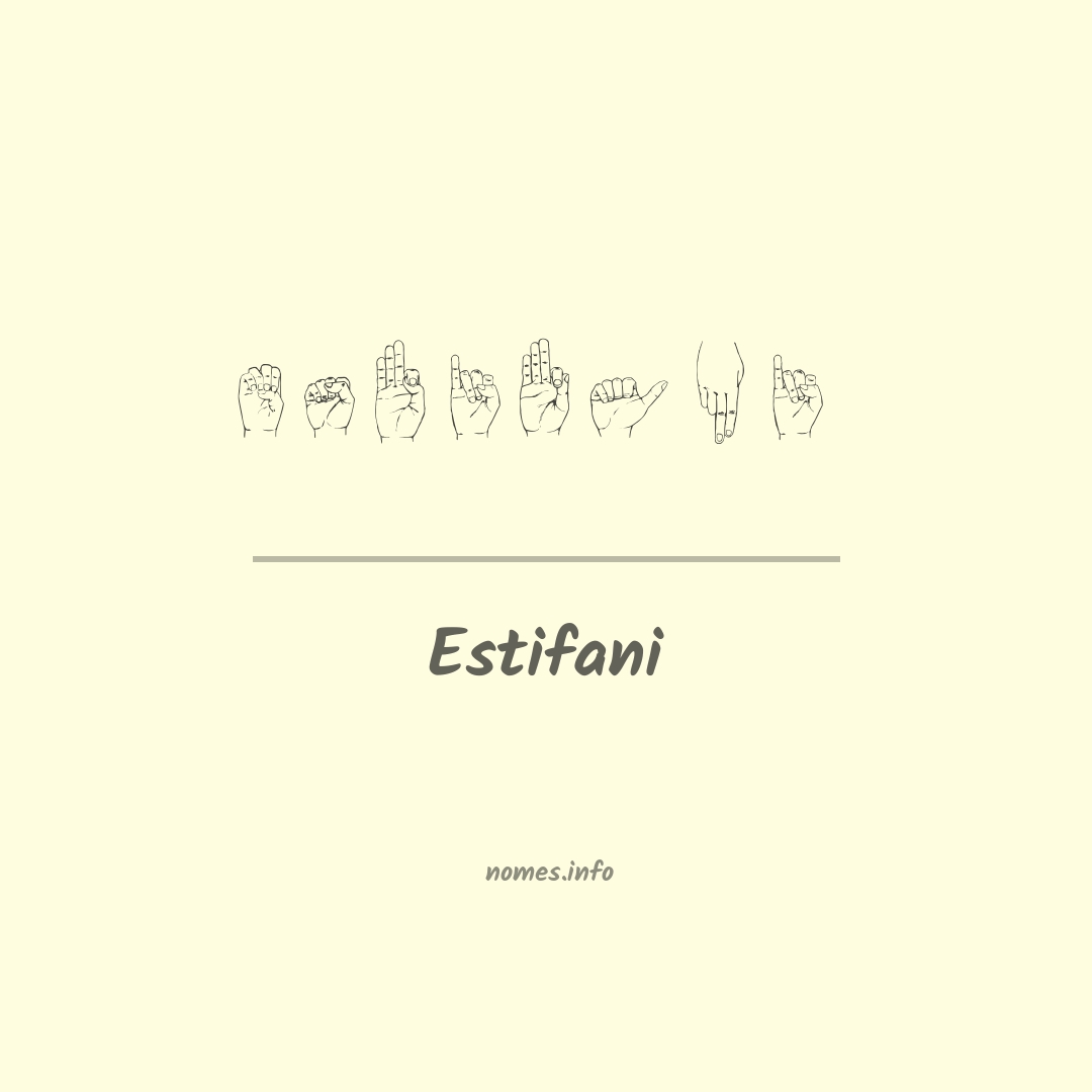 Estifani em Libras