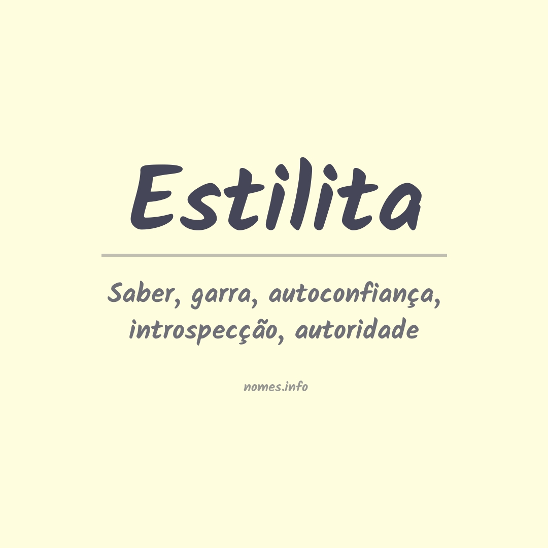 Significado do nome Estilita