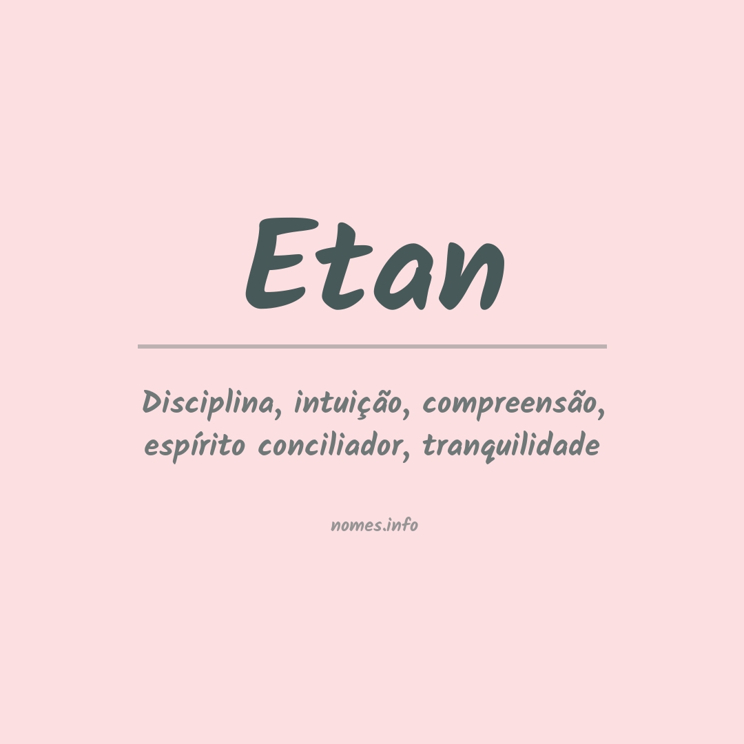 Significado do nome Etan