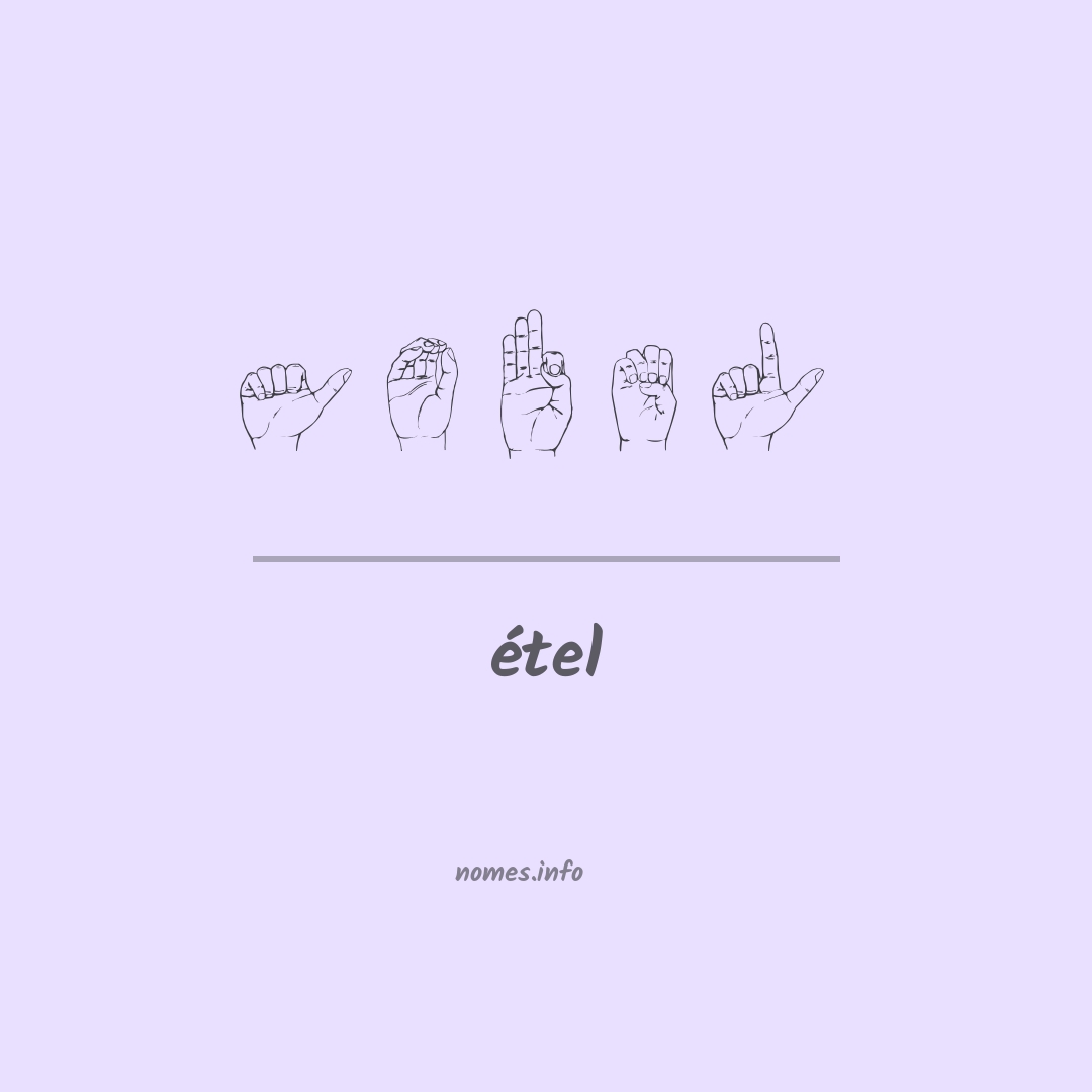 étel em Libras