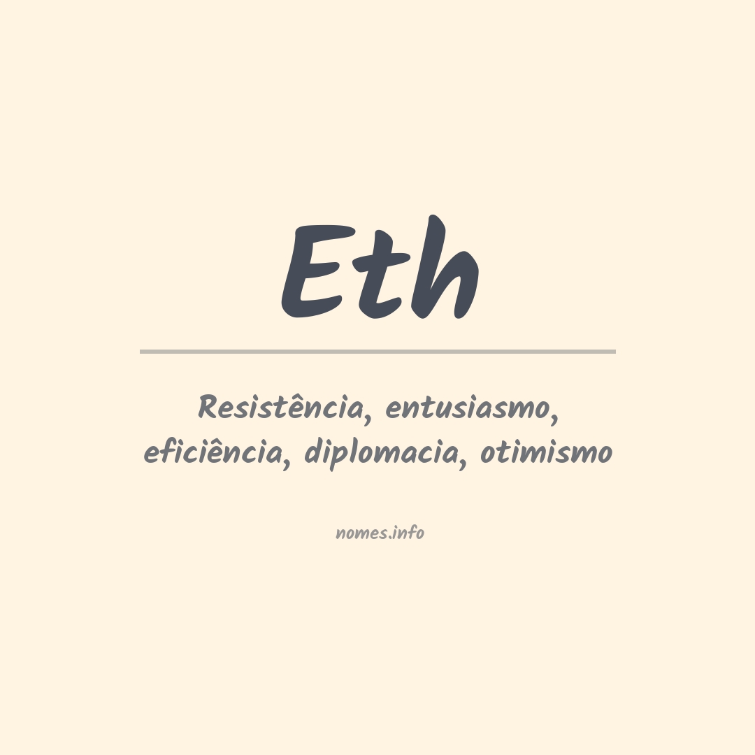 Significado do nome Eth
