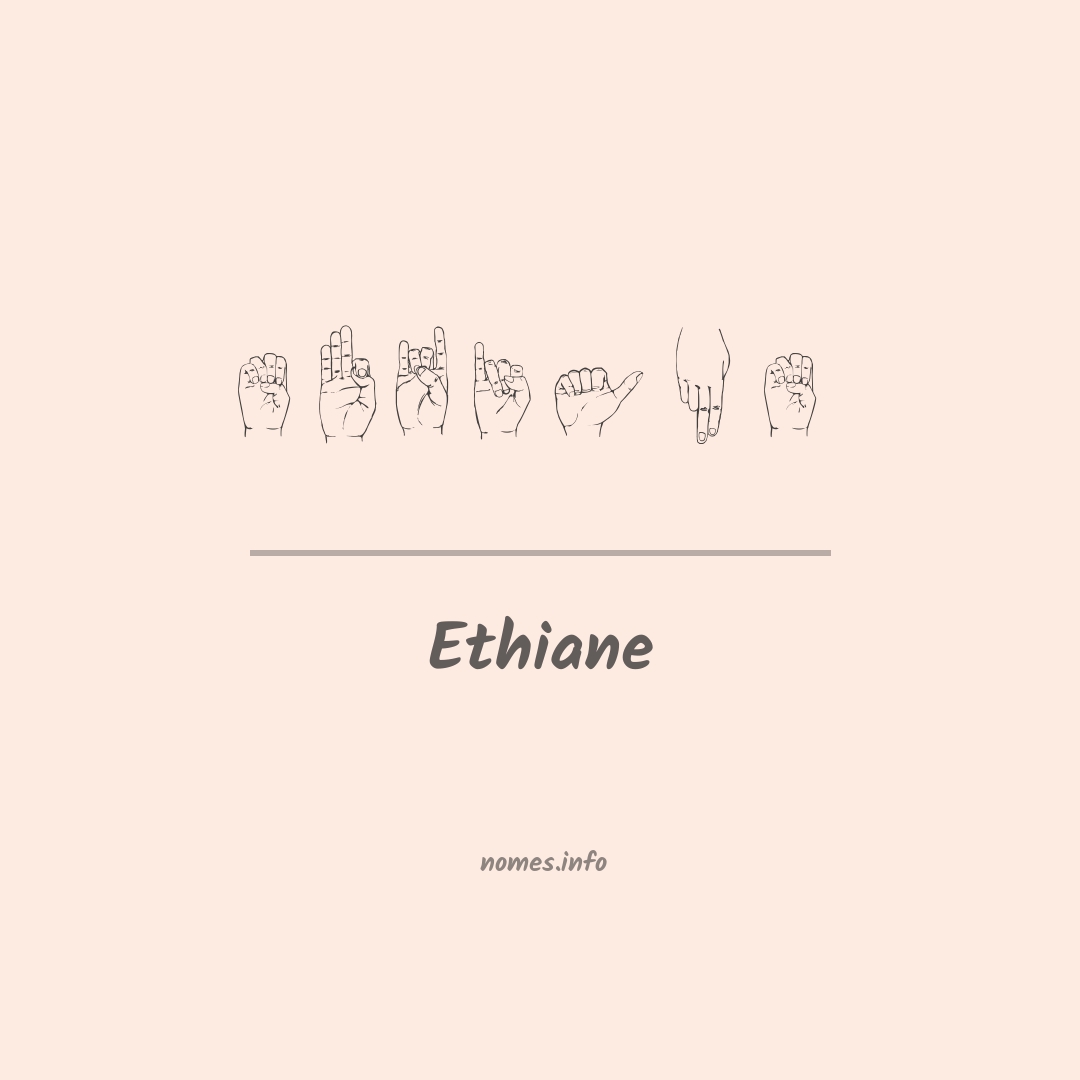 Ethiane em Libras