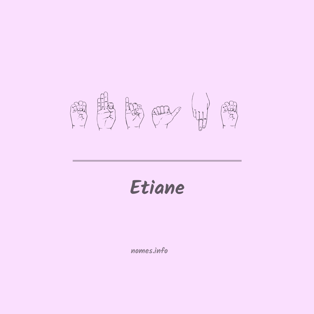 Etiane em Libras