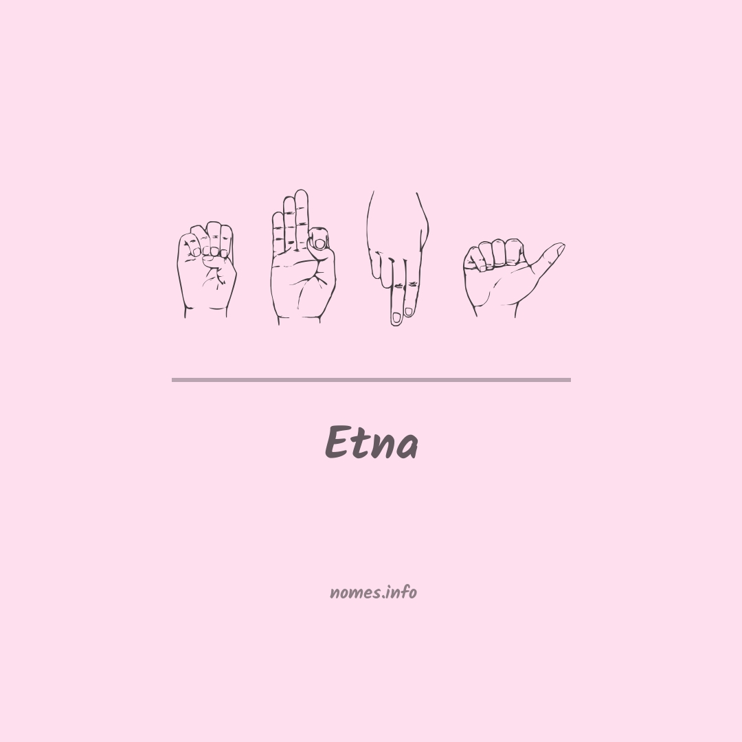 Etna em Libras