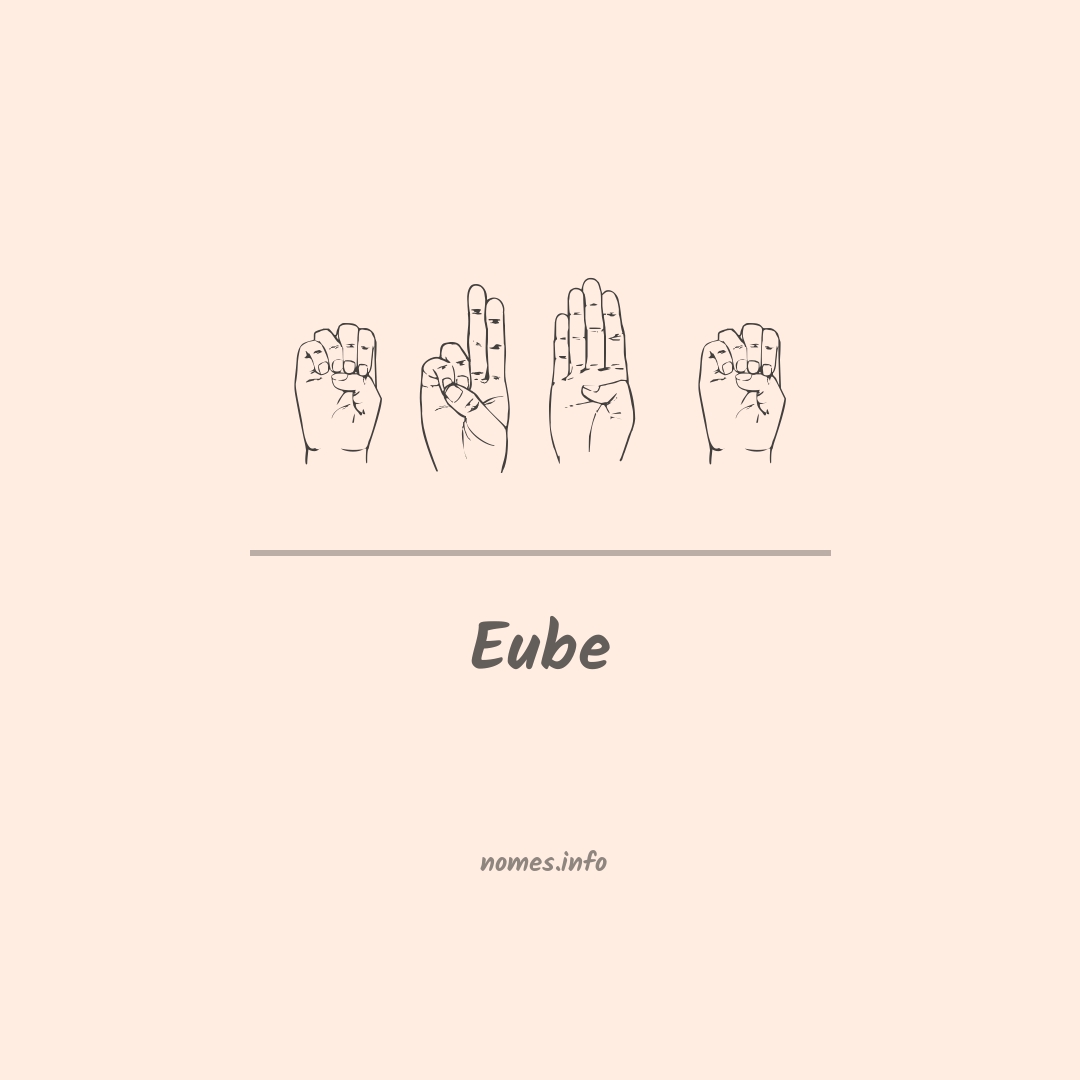 Eube em Libras