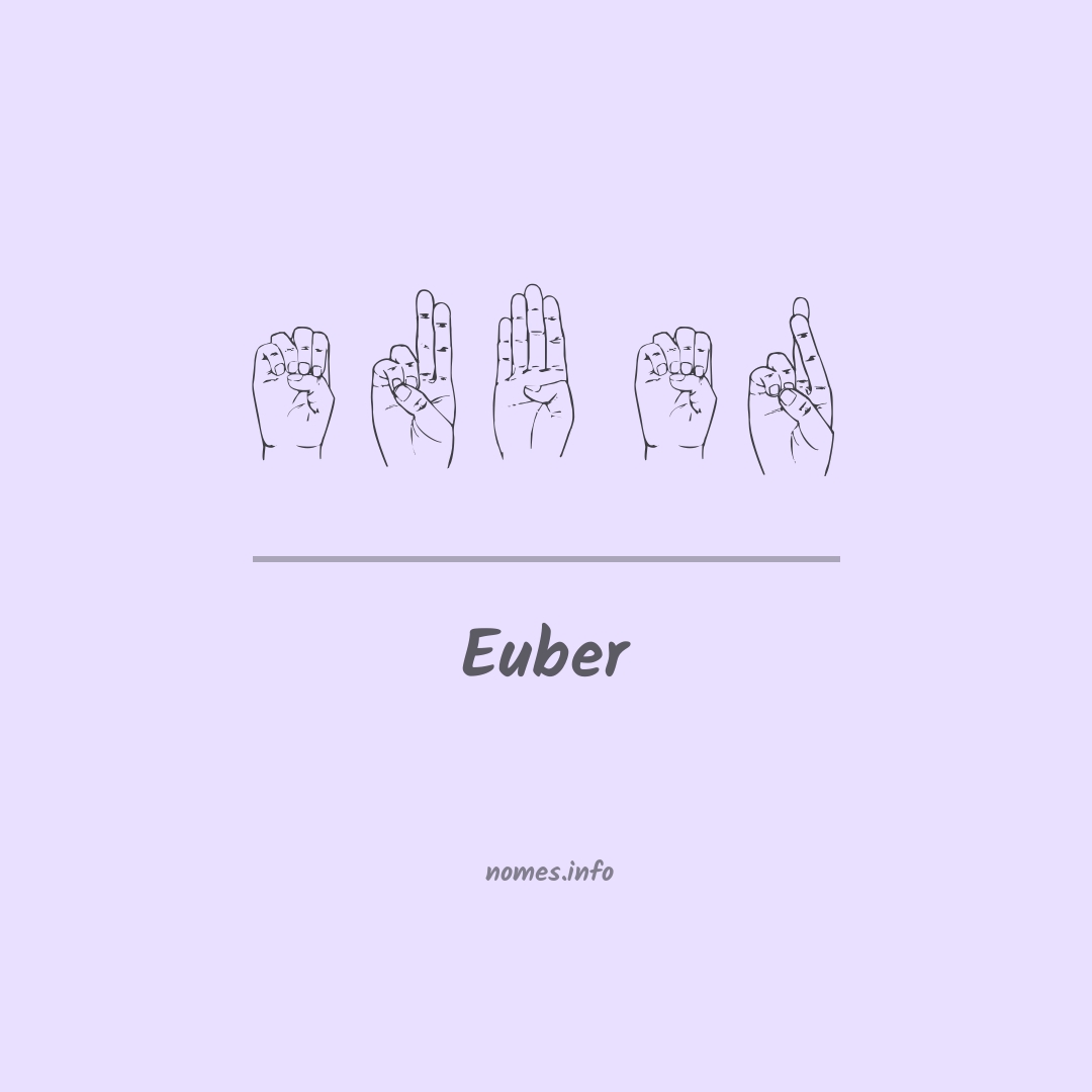 Euber em Libras