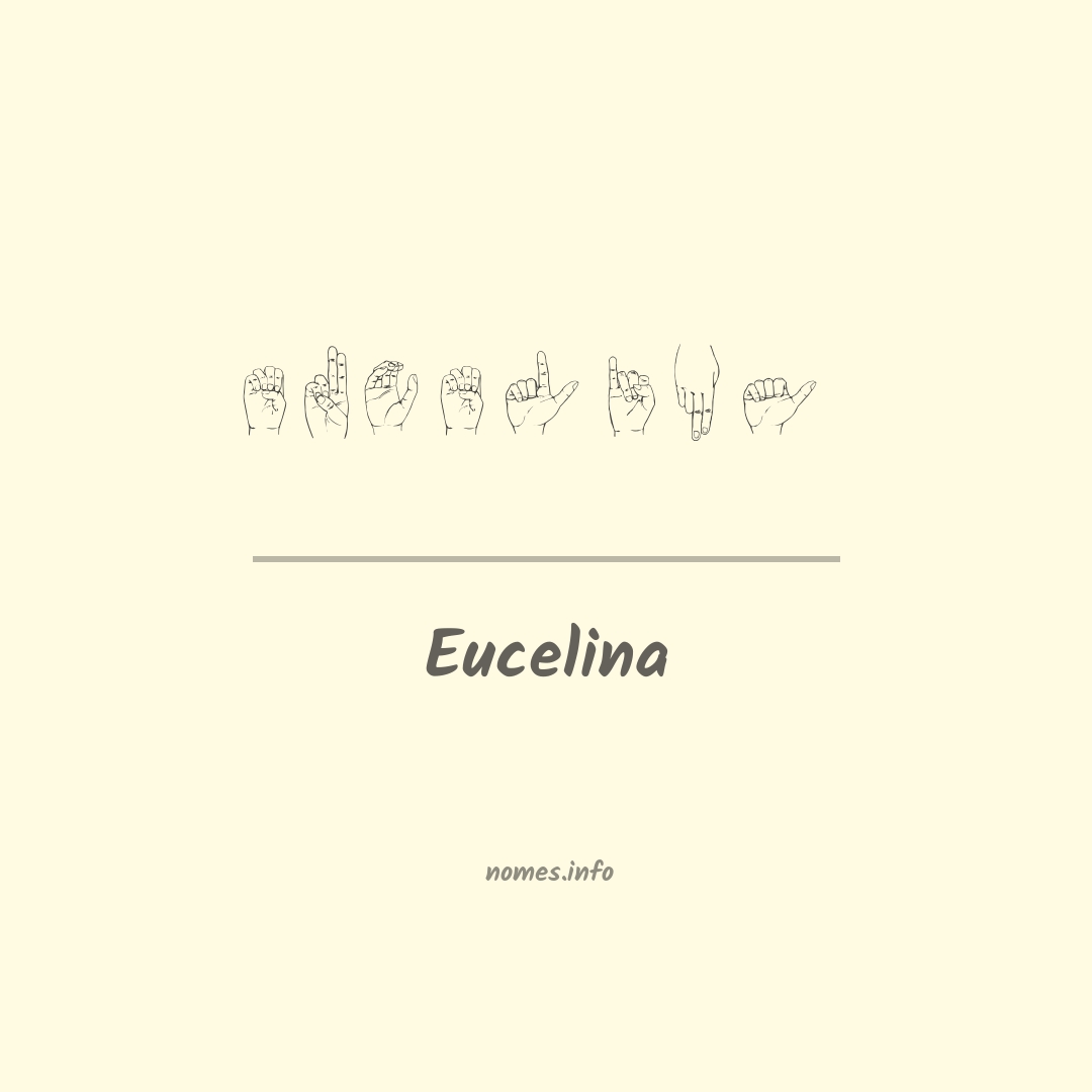 Eucelina em Libras