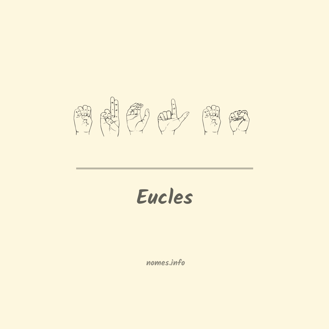 Eucles em Libras