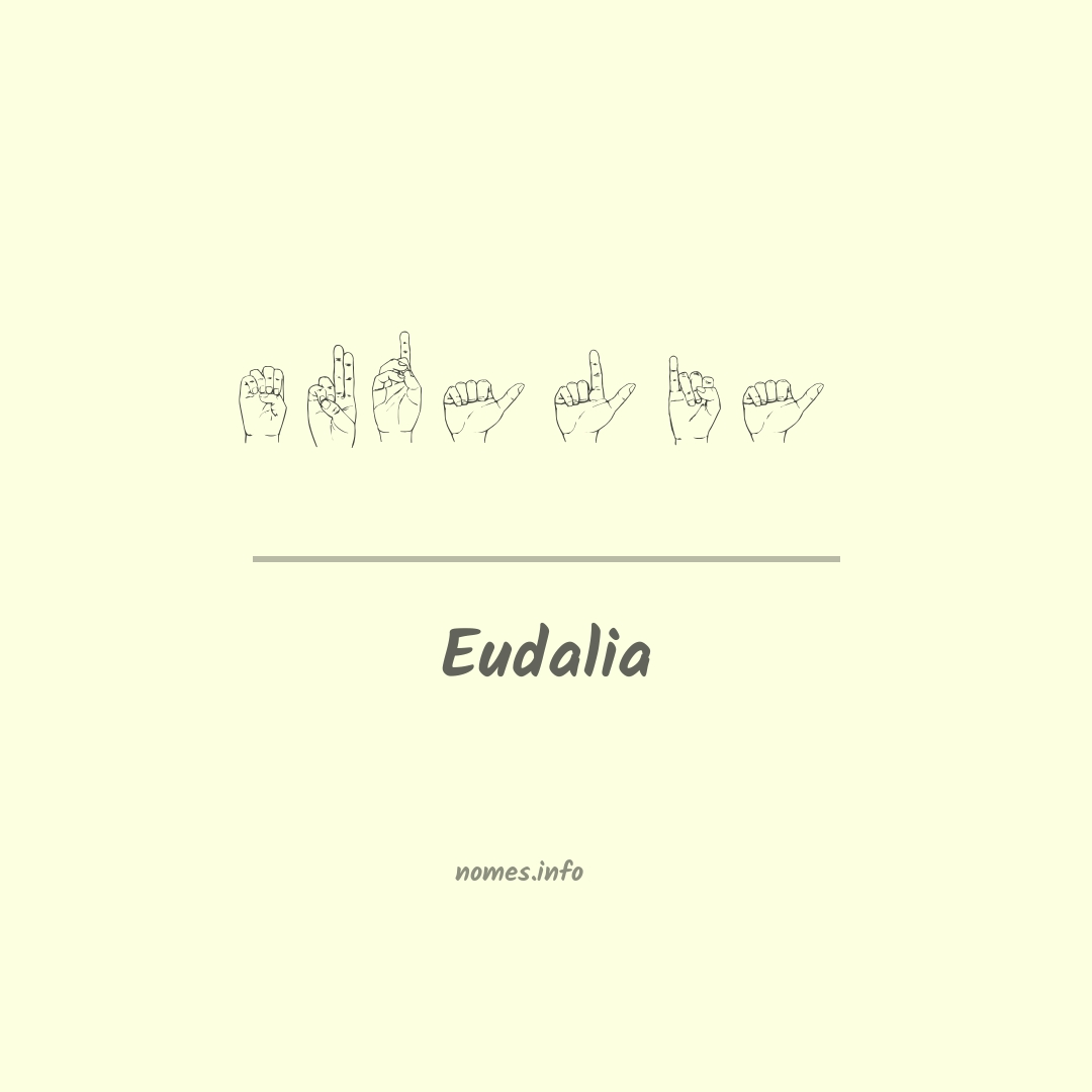 Eudalia em Libras