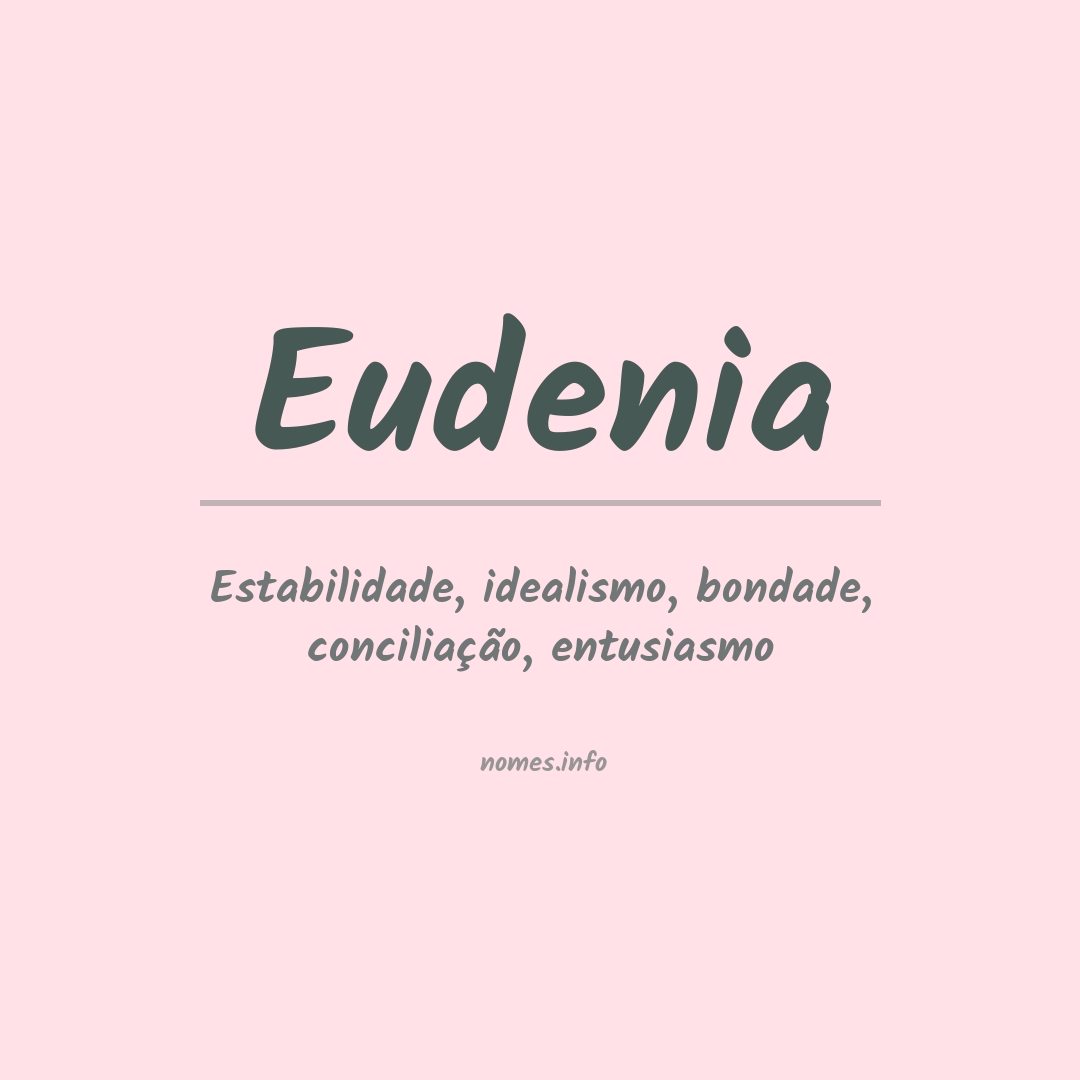 Significado do nome Eudenia