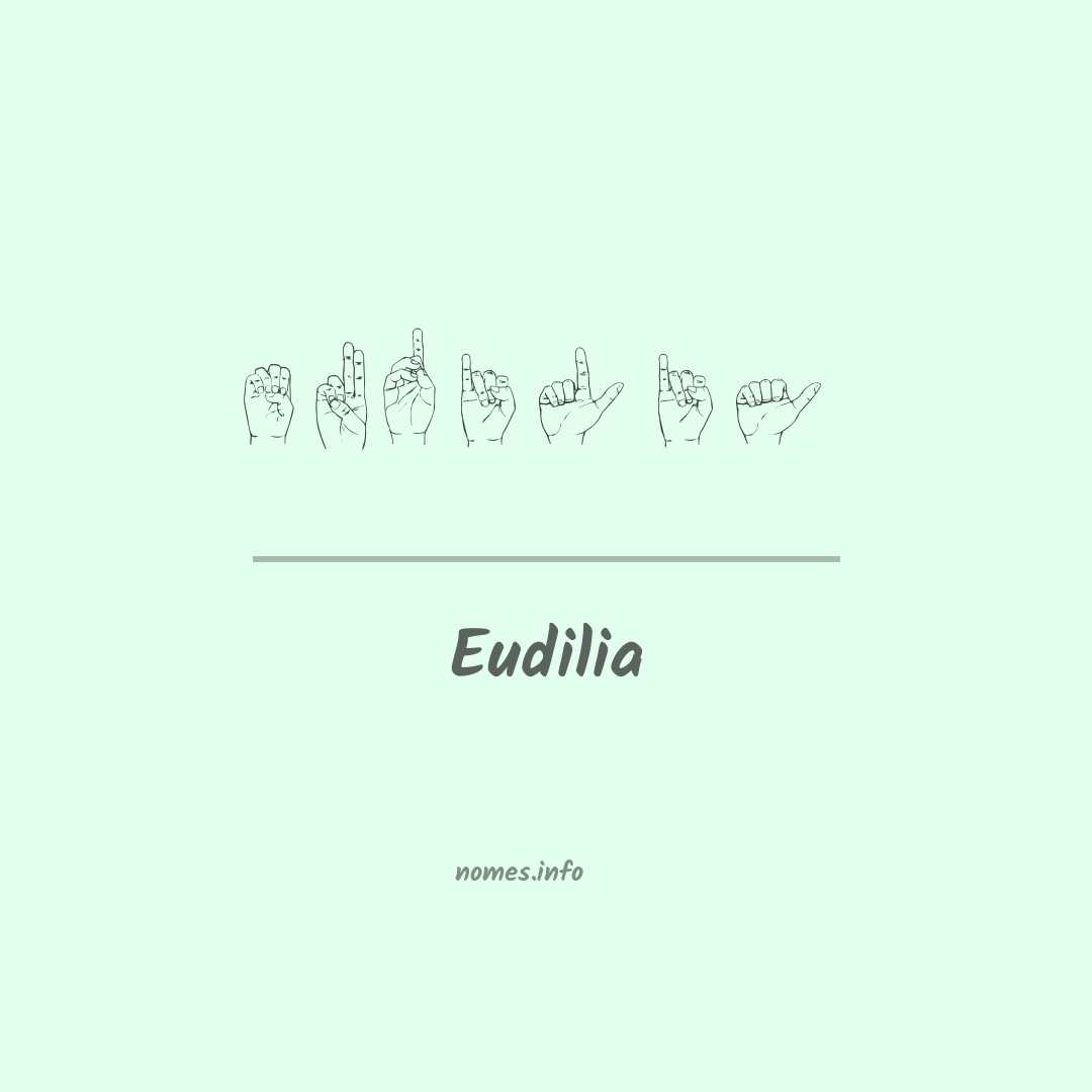 Eudilia em Libras