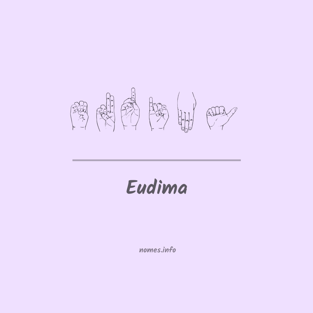 Eudima em Libras