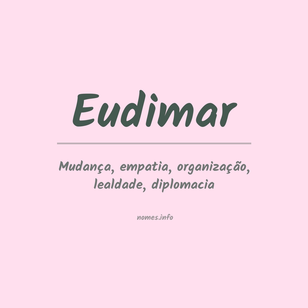 Significado do nome Eudimar