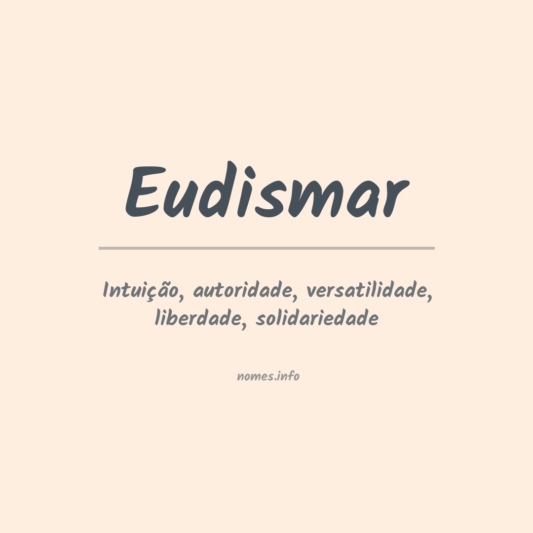 Significado do nome Eudismar