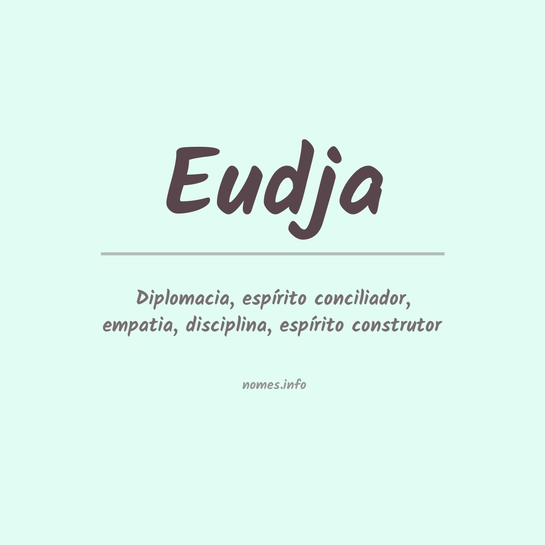 Significado do nome Eudja