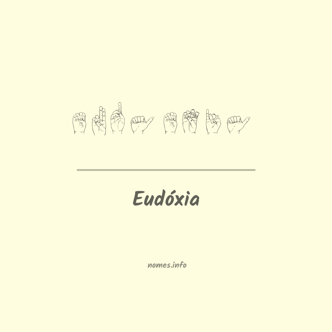 Eudóxia em Libras