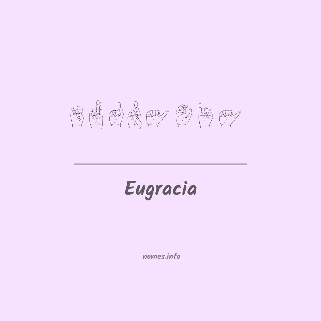 Eugracia em Libras