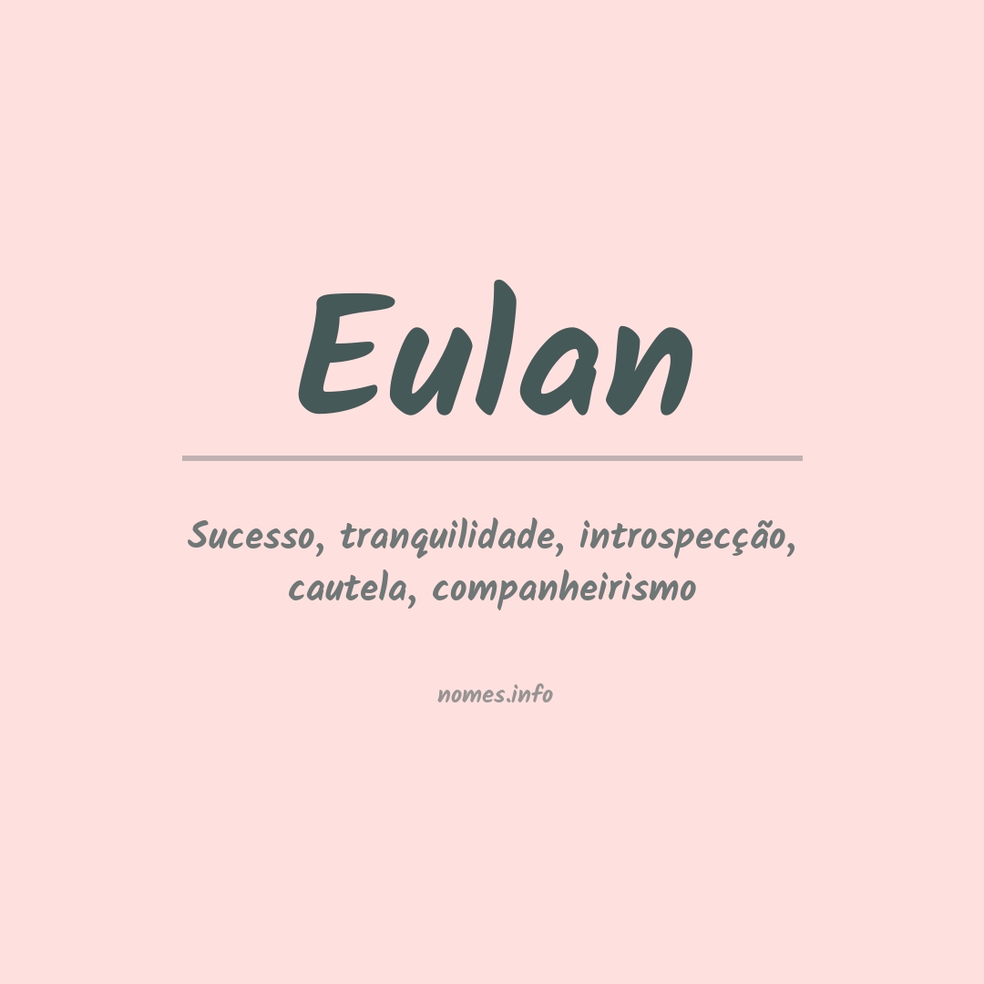 Significado do nome Eulan