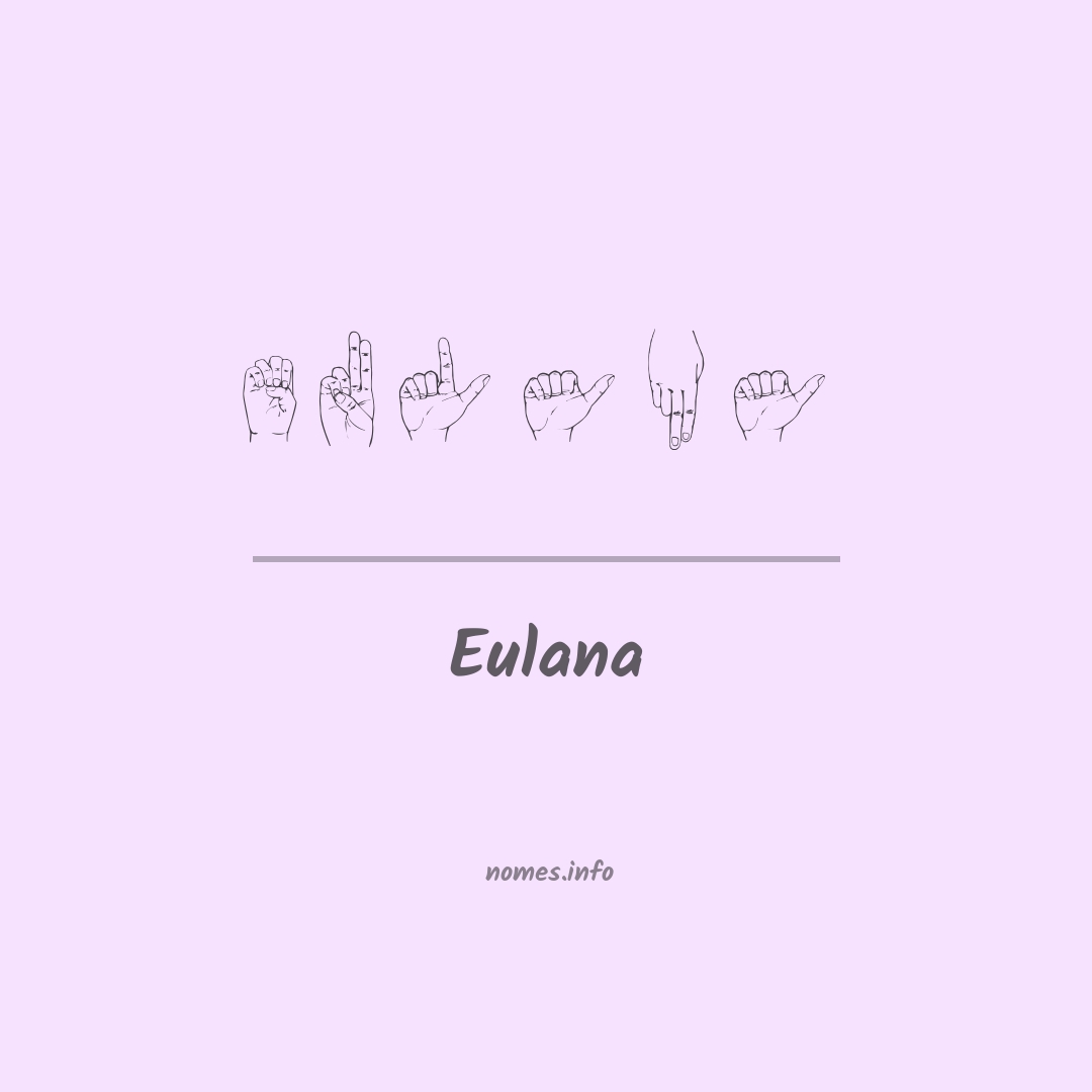 Eulana em Libras