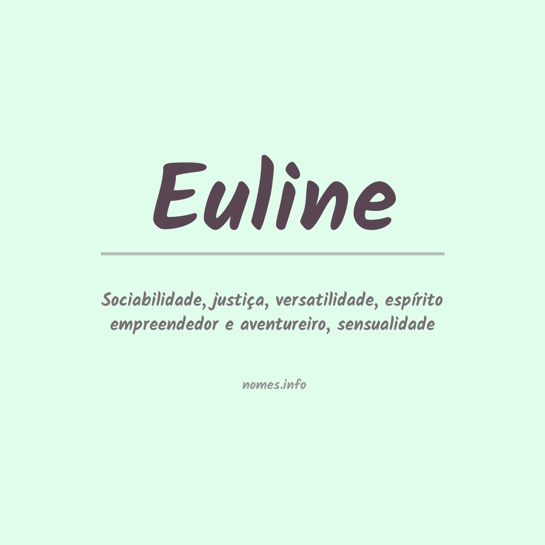 Significado do nome Euline